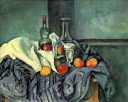 Paul Cezanne Stilleben, Pfefferminzflasche Sweden oil painting artist